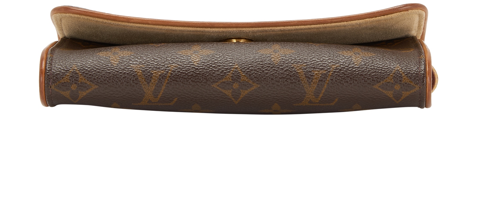 Pochette Twin, &pound;420, Handbags, Brown, Canvas, Top view